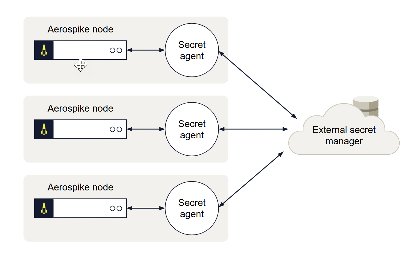 Integrating Aerospike with a secrets management service